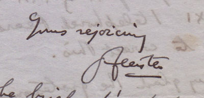 Autograph A. Crowley