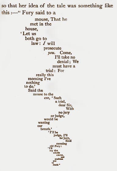 Lewis Carroll: The Mouse’s Tale The Mouse’s Tale