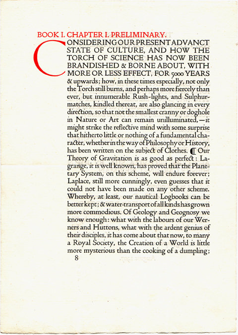 The Doves Press. Notice. August 1907 Doves Press
