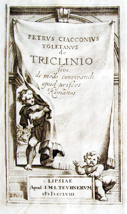 Petrus Ciacconius: De Triclinio