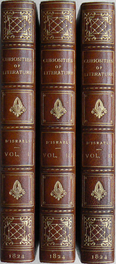 Bayntun, Bath / Isaac D’Israeli: A Second Series of Curiosities of Literature, 1824